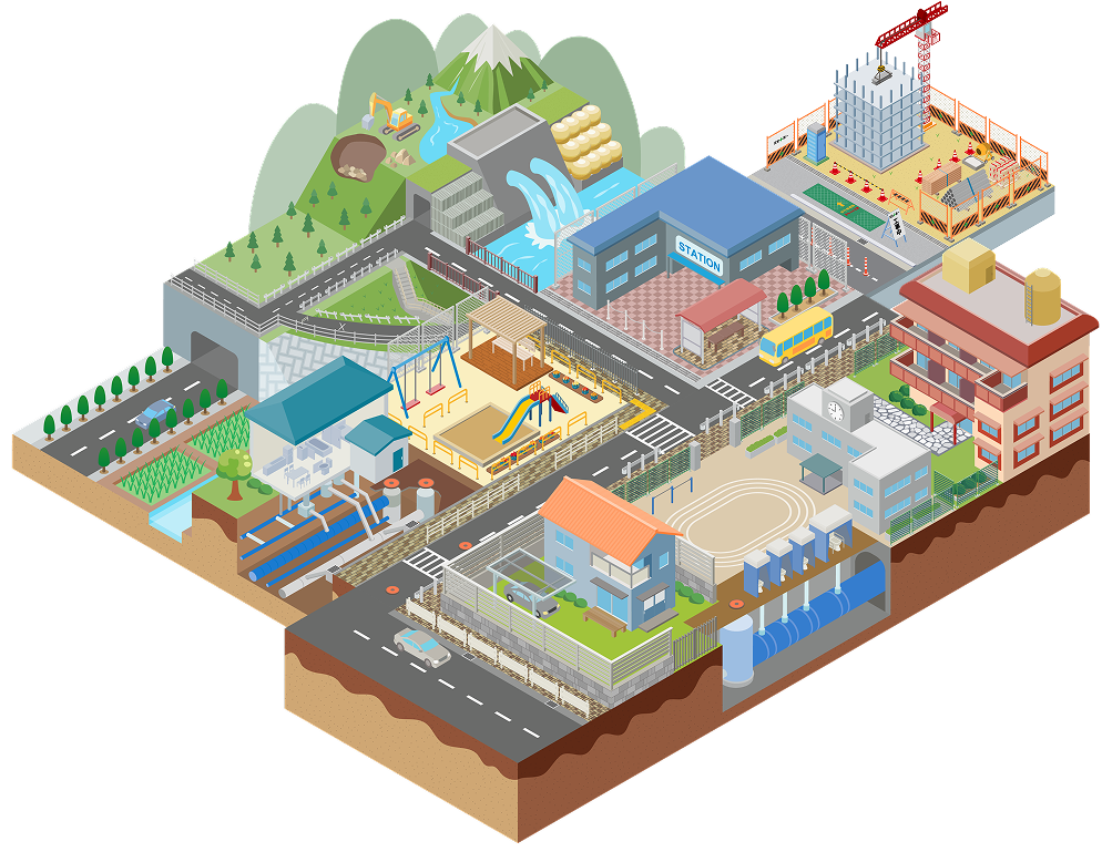 街のイメージ図