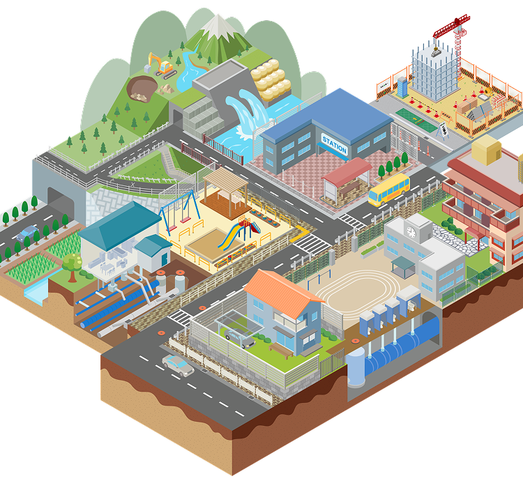 街のイメージ図