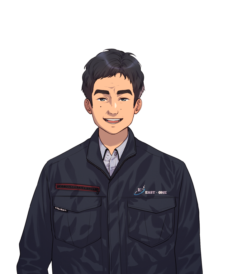 営業部 営業部長 K.Yのイラスト