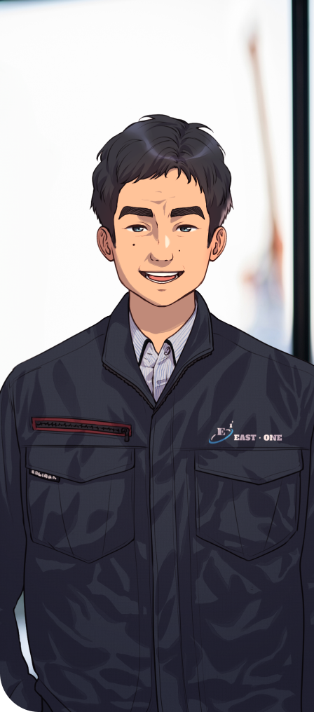 営業部 営業部長 K.Yのイラスト