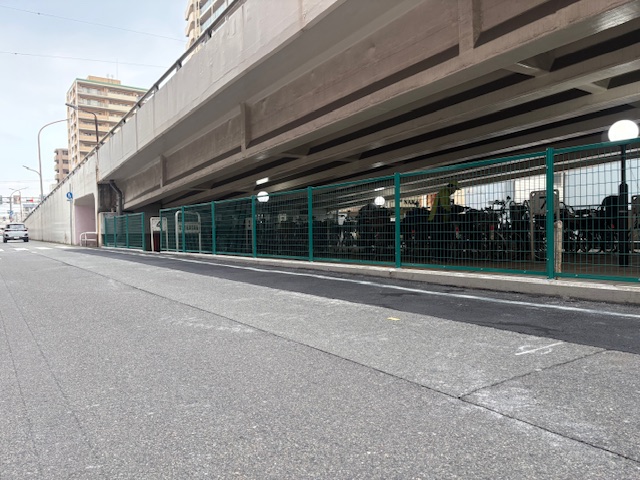 尼崎市立花町メッシュフェンス　材工共